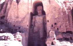 Buddha Bamiyan in rock